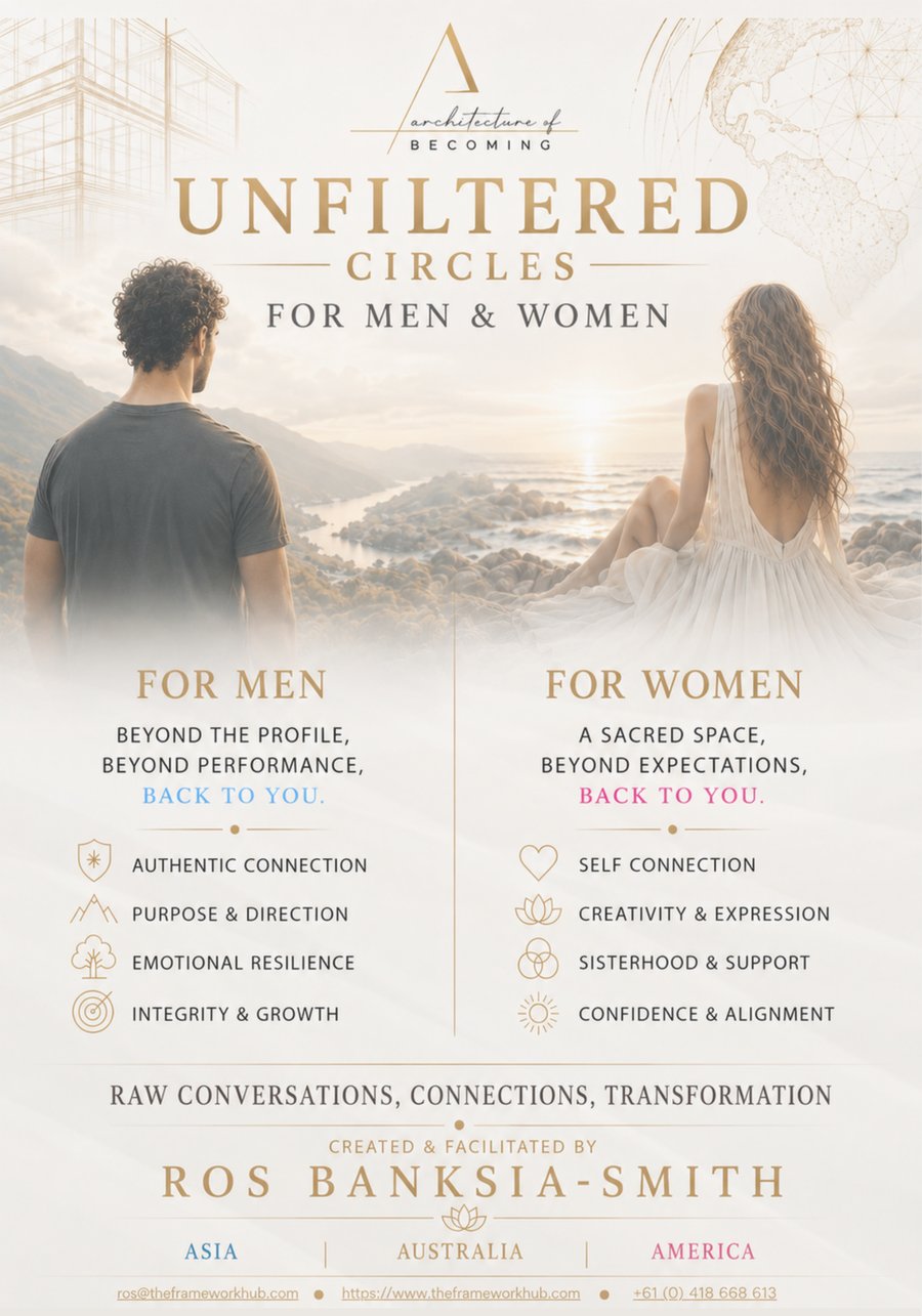 Unfiltered Circles programme flyer. Programme details are also listed on this page as text.